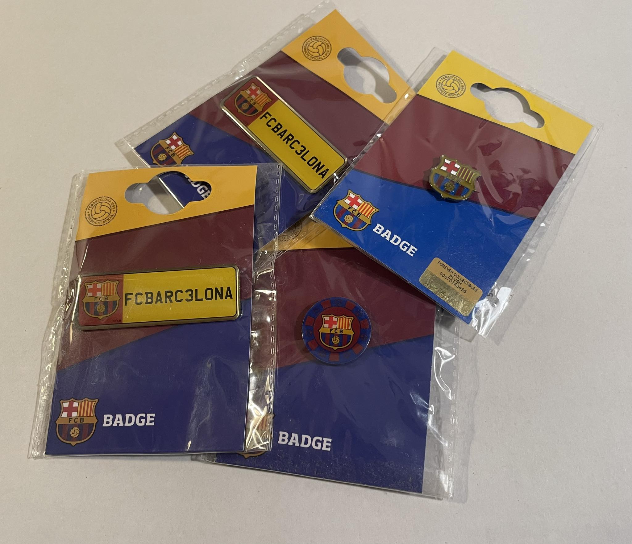 FC Barcelona Pin/Badges og nøgleringe