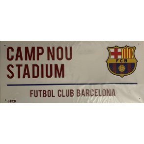 FC Barcelona skilte og flag