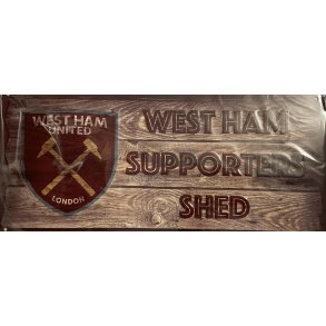West Ham skilte og flag