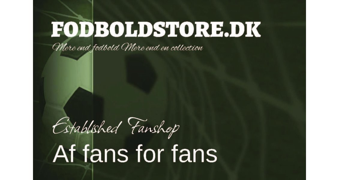 Fodboldstore sender fragtfri n&aring;r dit varek&oslash;b overstiger 399,- dk kr