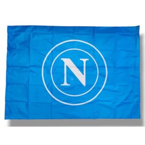 Napoli flag /  Ml: 100 x 140 cm. / 100 % Polyester