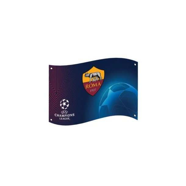 Roma flag ml: 71 x 98 cm. Champions League version 100 % polyester