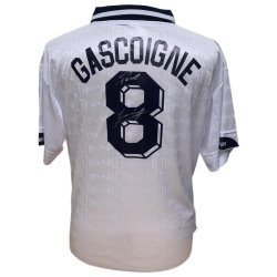 Tottenham 1991 F.A. Cup Finale replica trje signeret af Paul Gascoigne 