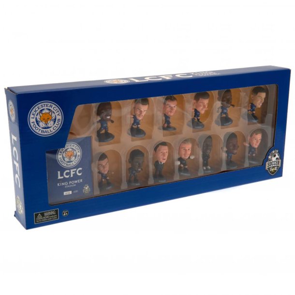 Leicester Soccerstarz Hjemmebanekit / 13 figurer / 2020-2021 hjemmebanekit