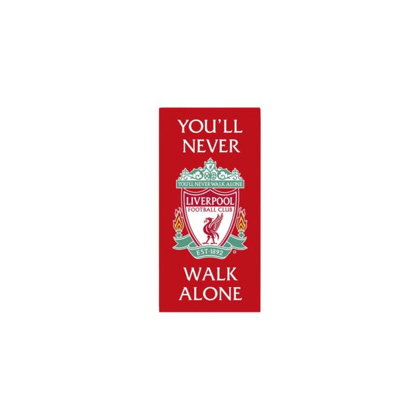 LFC stort hndklde You'll Never Walk Alone