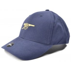 Arsenal cap  Navy/ Kanon guld design