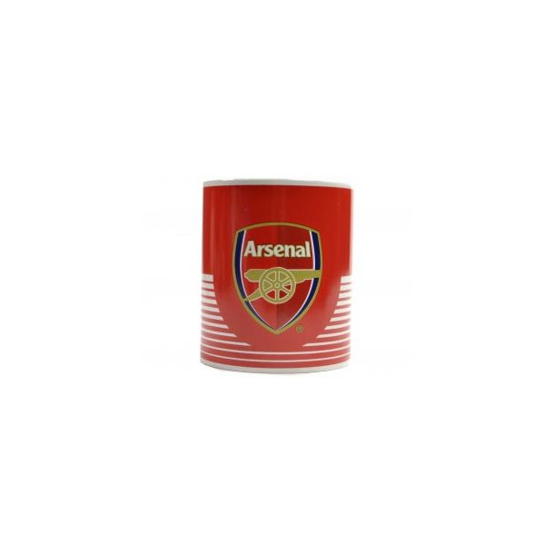 Arsenal krus i Keramik / Striber / R�d-hvide farver