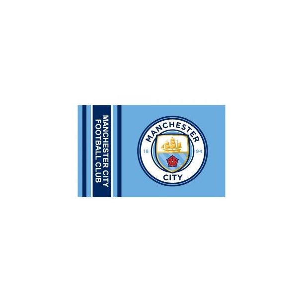 Manchester City flag sky-marine crest