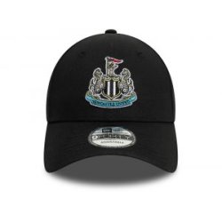 Newcastle kasket / justerbar / 100 % bomuld / sort crest classic design