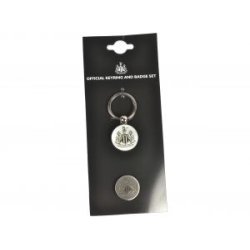 Newcastle pin/badge  Retro design + n�glering