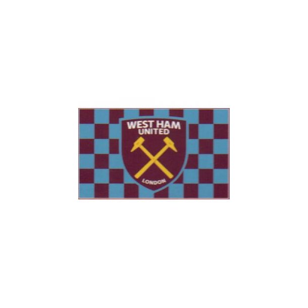 West Ham flag ternet klubbens farver