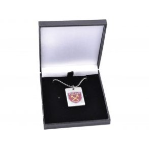 West Ham Dog Tag farvet / Stl