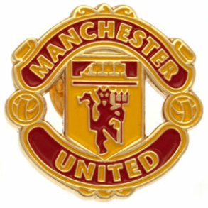 Manchester United Classic crest pin/badge i metal 
