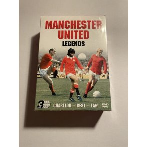 Manchester United Legends Dvd boks (3dvd) Charlton-Best-Law.