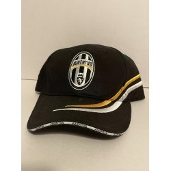 Juventus cap Stribe / Gamle mrke / Sort-Hvid-gul striber