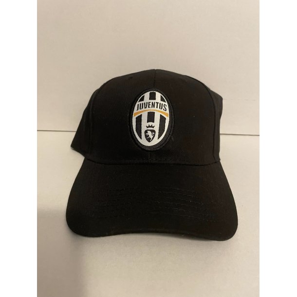 Juventus cap sort 100 % bomuld / Gamle mrke / Sort