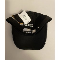 Juventus cap Stribe / Gamle mrke / Sort-Hvid-gul striber