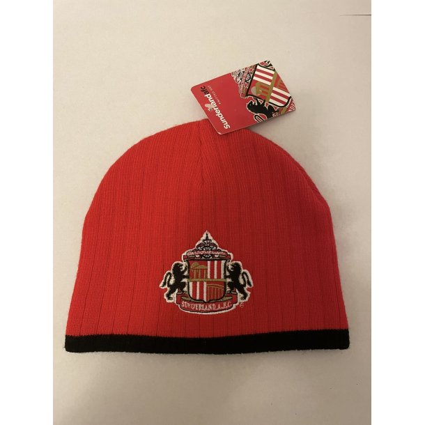 Sunderland hue rd med sort kant og emblem