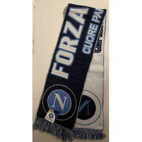 Napoli halstrklde vvet version Forza Napoli / marine farve