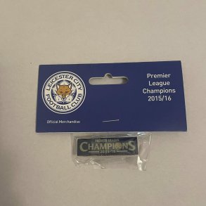 Leicester City Champions pin