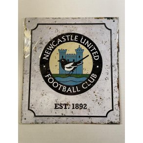 Newcastle United retro logo skilt