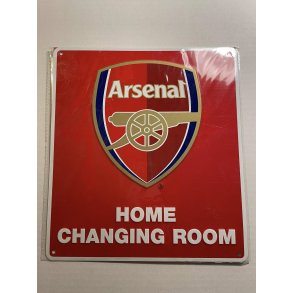 Arsenal F.C. Home Changing Room skilt i metal