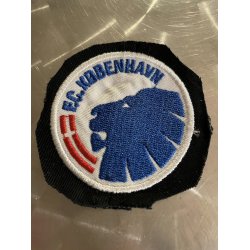 FCK stofmrke classic hvid-sort Ml: 5 cm.