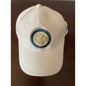 Inter cap Hvid / emblem broderet mrke