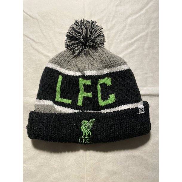 Liverpool skihue m/kvast sort/gr�n / gr� 2.sortering rest