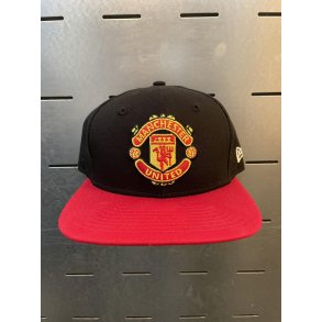 MUFC NEW Era cap  / Sort-r�d / rest 1 p� lager TILBUD