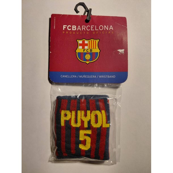 FC Barcelona Puyol wristbands / 5 p� lager