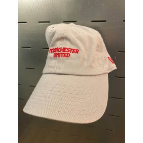 Manchester United cap / New Era / Sand-hvid kasket / 100 % bomuld