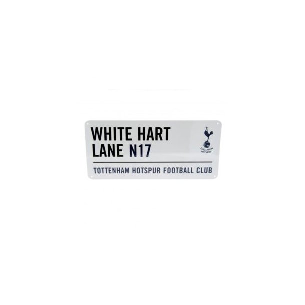 Tottenham White Hart Lane metalskilt / Nyhed / Ml: 40 x 18 cm.