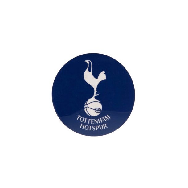 Tottenham bil klistermrke rundt / indvendigt / Ml: 7 x 7 cm.