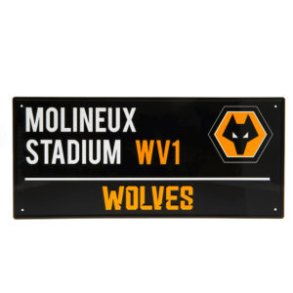 Wolverhampton street sign / farvet