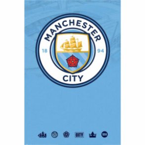 Manchester City plakat crest / Klubbens mrke