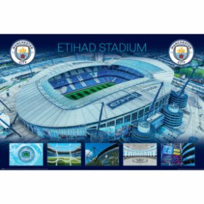 Manchester  City plakat / Etihad Stadium foto