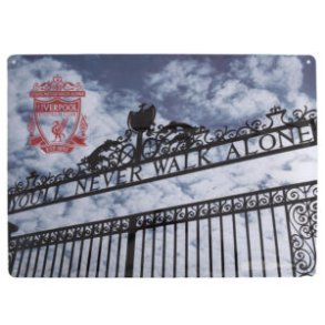Liverpool Shankly Gates Foto metalskilt