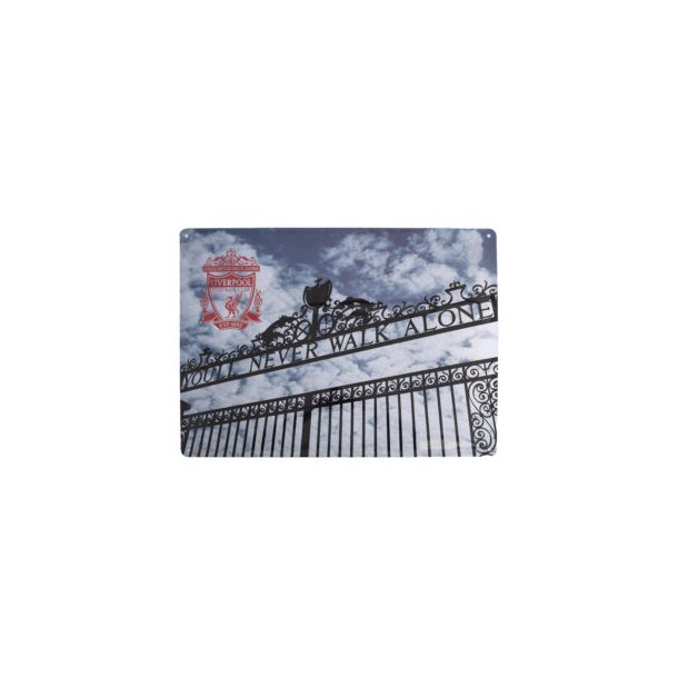 Liverpool Shankly Gates Foto metalskilt