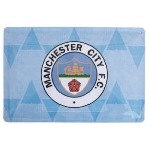 Manchester City metal skilt Retro design 
