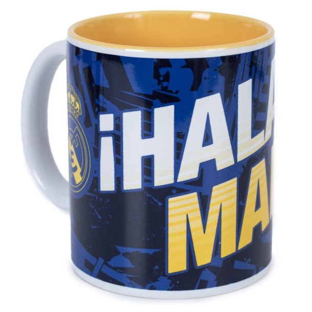 Real Madrid keramik krus / Hala Madrid / Ml: 9 cm. hjden 8 cm. diameter