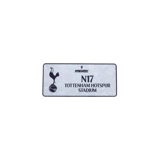 Tottenham metal skilt / Tottenham Hotspur Stadium / Ml: 40 x 18 cm.
