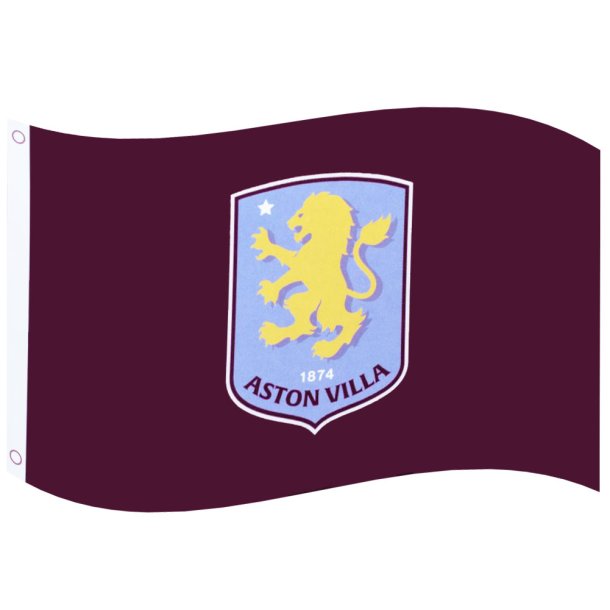 Aston Villa flag 1874/Crest Ml: 91 x 152 cm. 100 % polyester