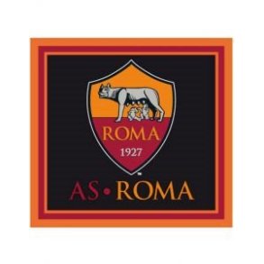 AS Roma flag/banner stort