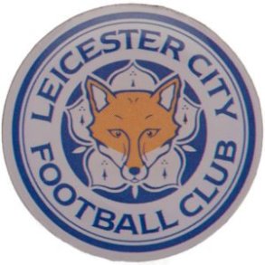 Leicester pin/badge mrket Officielt (i metal)