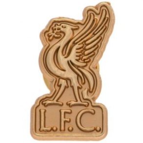 Liverpool Pin/badge metal/guld design L.F.C.