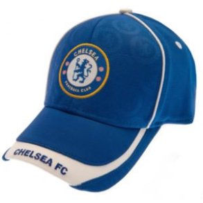 Chelsea FC crest cap / hvid stribe