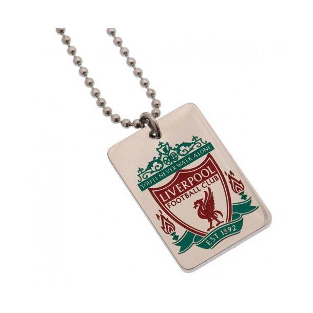 Liverpool dog tag farvet emblem 