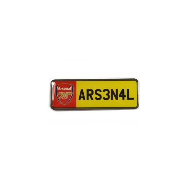 Arsenal nummerplade pin/badge