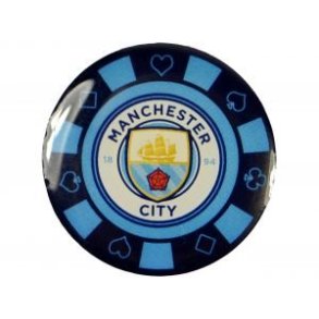 Manchester City Poker chip pin/badge 